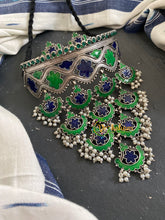 Peacock Statement High Neck Choker-S717